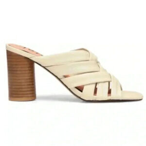 Joie Leather Luz Crisscross Mule In Porcelain Size 8.5
Women's Slip On Sandal